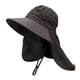 thumbnail image 1 of Sombrero para el sol, ligero, de ala ancha, para pesca, para mochilerismo y montañismo al aire libre. Negro, 1 of 9