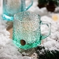 thumbnail image 4 of Vaso de agua de 9 oz con asa, pequeño y colorido vaso de vidrio transparente for café, té, jugo y leche., 4 of 7