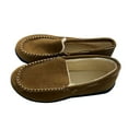 thumbnail image 3 of Loafers for Women Winter Short Booties Business Casual Shoes Comfortable Lightweight Slip On Work Flats, 3 of 9
