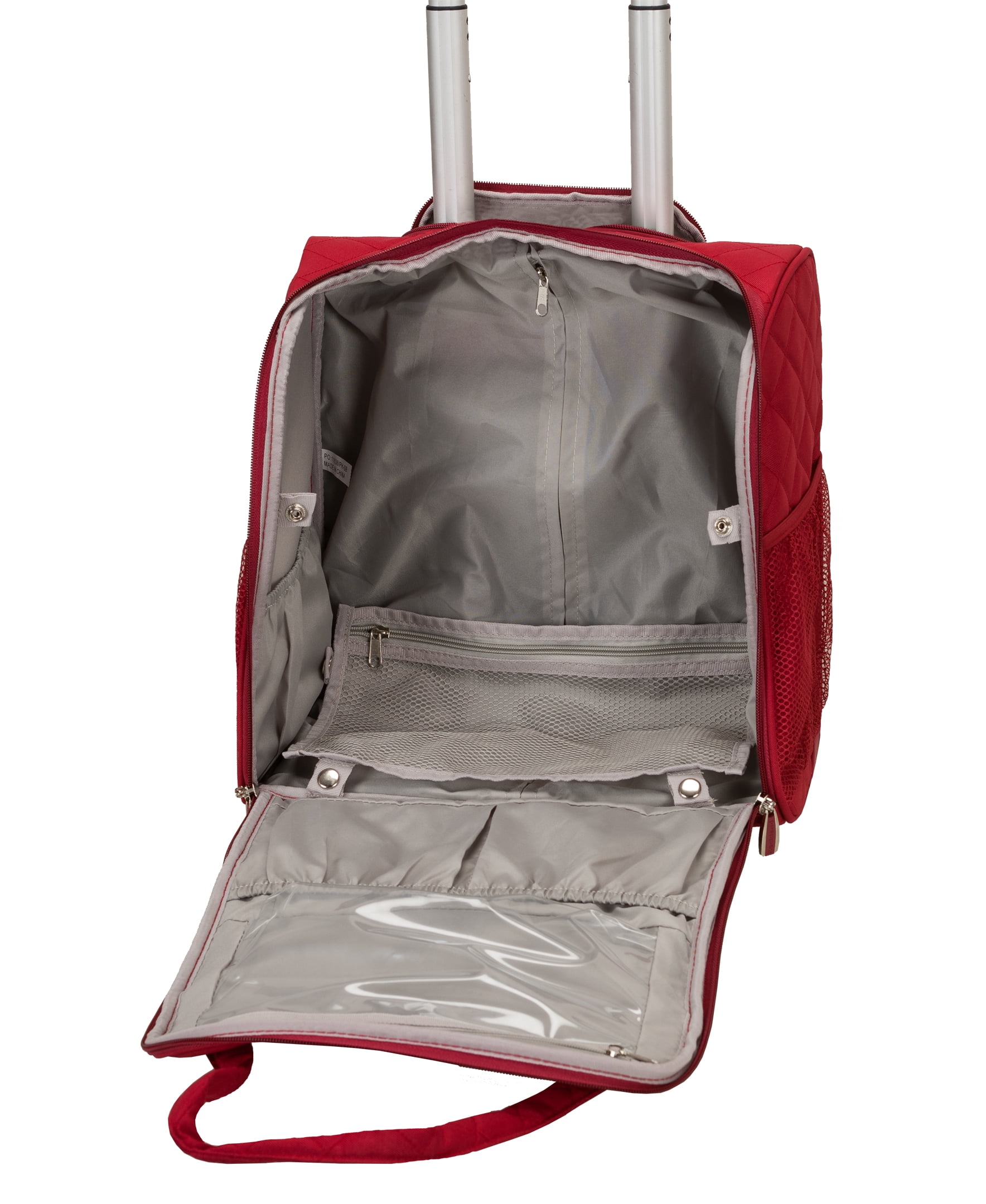 Rockland Luggage 15" Melrose Wheeled Underseat Softside Carry On BF31