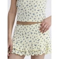 thumbnail image 4 of No Boundaries Pointelle Sleep Skort, Women’s XS-XXL, 4 of 5