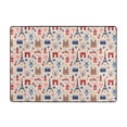 thumbnail image 7 of Area Rugs For Living Room Decor - Paris Soft Anti Slip Throw Washable Rugs 5x7 For Bedroom, Indoor Carpet For Bedroom Living Room 80x58In, 7 of 7