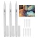 thumbnail image 4 of Rotulador Para Limpiar La Piel, 3 Rotuladores Sin Olor Para Borrar, Suave Con 9 Cabezales De Repuesto Para Cejas Y Labios Fugacal Skin Marker Wiping Pen, 4 of 8