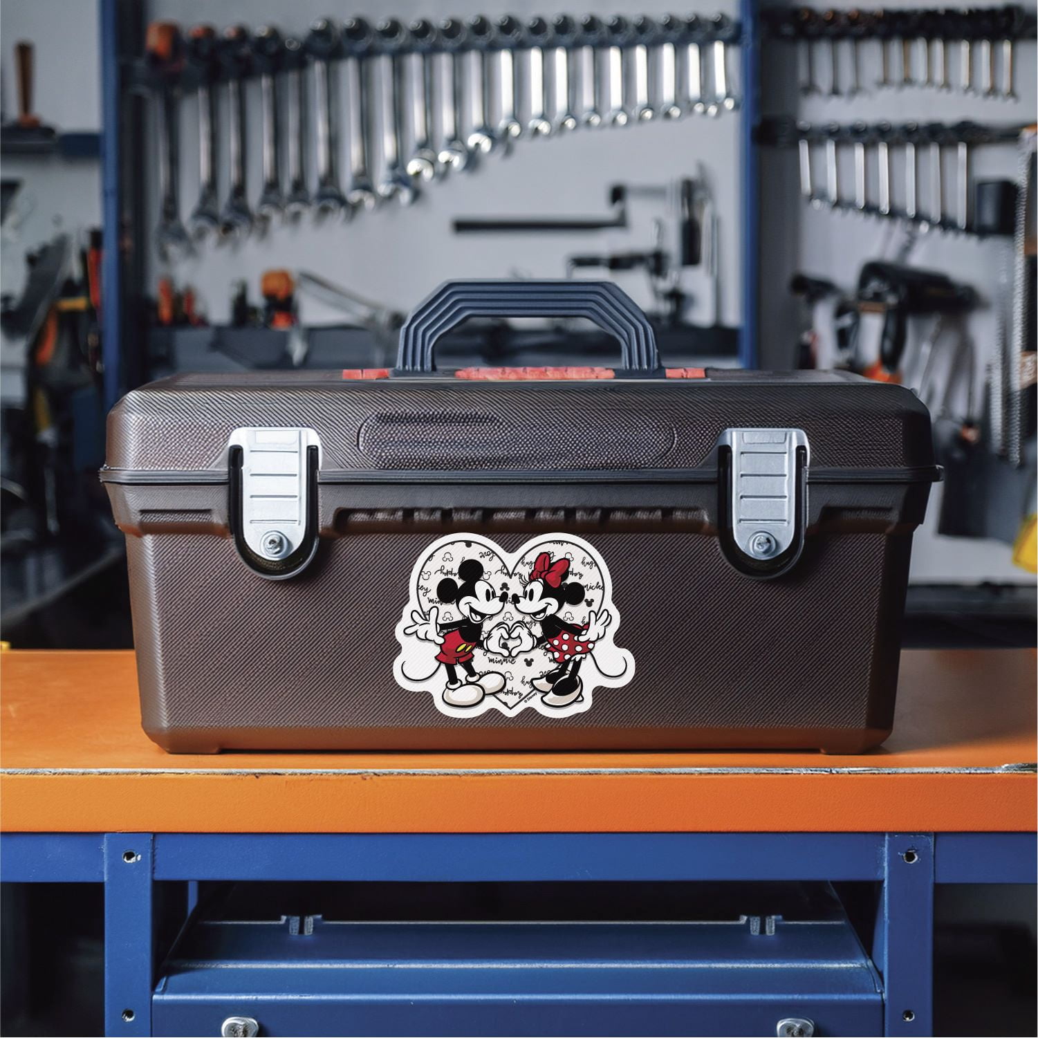 Disney Mickey & Minnie Love Automotive Decal, 6 x 8 inch