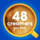 thumbnail image 3 of Coffee Creamer French Vanilla - 48 Single Packs, Vanilla Creamer Cups for Instant Coffee, Natural & Artificial Flavors, No Refrigeration Required - Make your Perfect Cup every Time - Small Creamers In, 3 of 5
