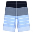 thumbnail image 5 of Yaoyar Men's Striped Pocket Shorts Contrast Design Side Pockets Drawstring Waist Loose Fit Summer Walk Shorts, 5 of 6