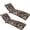 Ethnic, variant on Eurhowing Outdoor Chaise Lounge Cushion Cover 76"×23", Waterproof Patio Furniture Cushions Cover, Chair Pads Slipcover, 2 Pack, Print01 (Cushion Not Included)