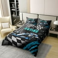 thumbnail image 2 of Sports Car Pure Cotton Duvet Cover Twin,Blue Race Car Soft Bedding Set,Extreme Sports Theme Comforter Cover Bedding 2 Pieces (No Comforter),Cool Speed Luxury Car Quilt Cover,1 Pillowcase, 2 of 6