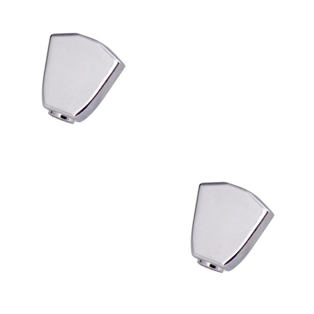 Advancent Clavijas de afinación de guitarra, afinadores de llaves, cabezales de máquina, piezas de repuesto, botones, perillas de reparación Plata 2piezas Advancent CBP210493