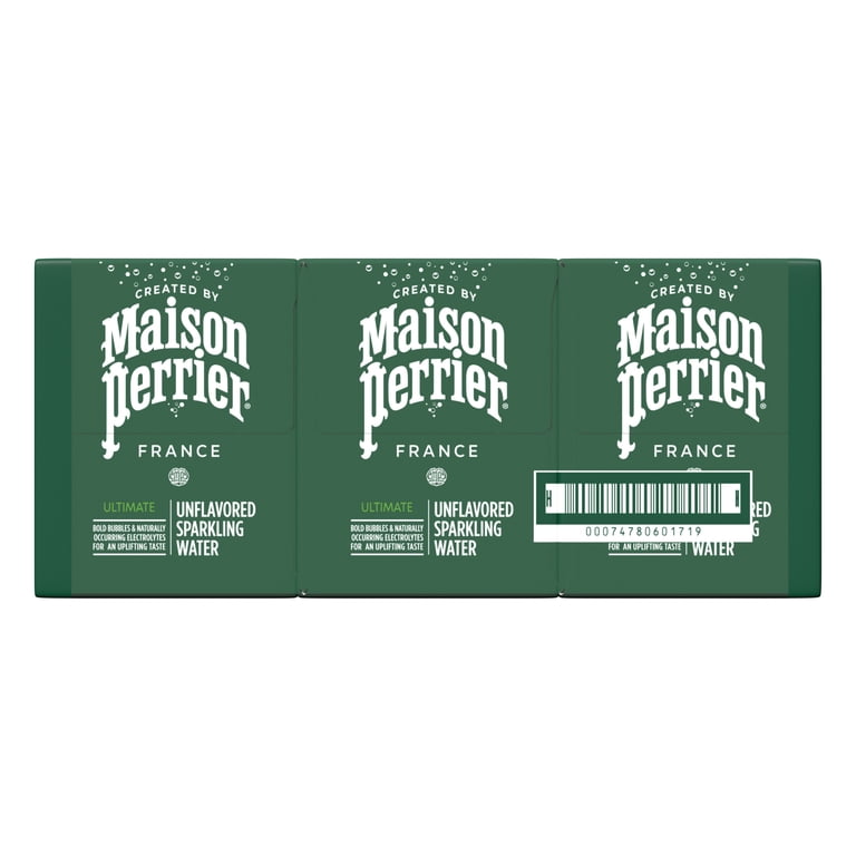 Maison Perrier Ultimate Unflavored Sparkling Water, 11.15 fl oz, 24 Pack photo 7