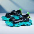 thumbnail image 4 of Gvdentm Boys Size 13 Sandals Boys Girls Summer Water Sandalsx Closed Toe Lightweight Outdoor Sport Shoes Kids Water Sandals(Sky Blue,12), 4 of 9