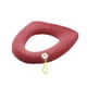 thumbnail image 2 of Cojín del asiento del váter, cubierta gruesa y cálida y suave para invierno, con asa para inodoros universales, 2 of 6