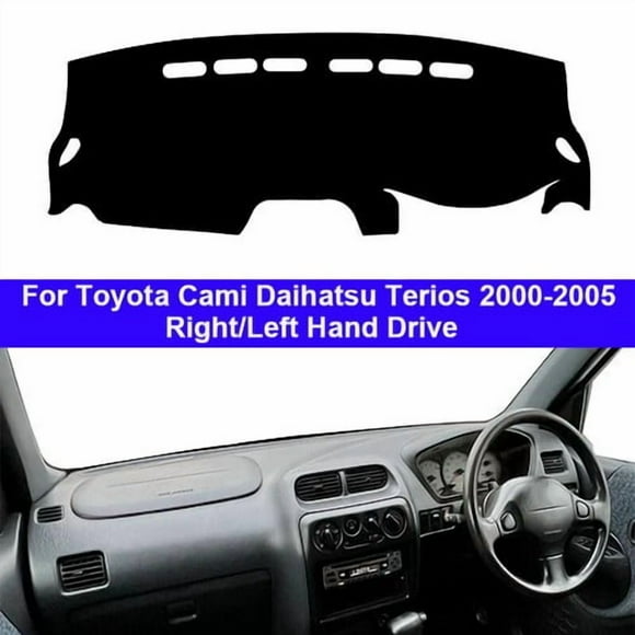 Car Dashboard Protects Cover Dashmat Carpet For Toyota Cami Daihatsu Terios 2000-2005 Black