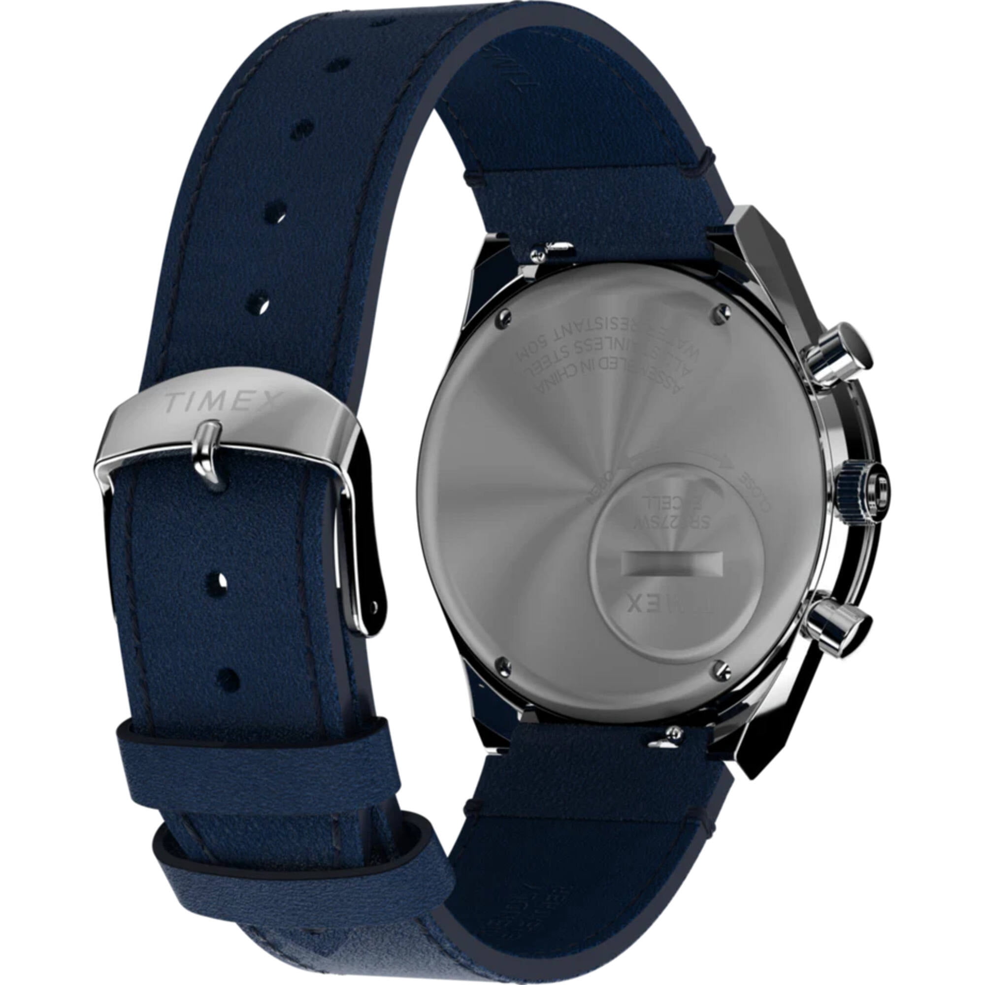 Timex Q Timex Chronograph Quartz Blue Dial Men