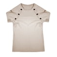 thumbnail image 5 of T Shirts for Women 2026 Summer Short Sleeve Crewneck Ribbed Dressy Casual Office Work Tshirt Womens Tees, 5 of 5