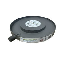 15.5 x 15.5 inch Gray Plastic Drain Away Garden Plant Drain Tray