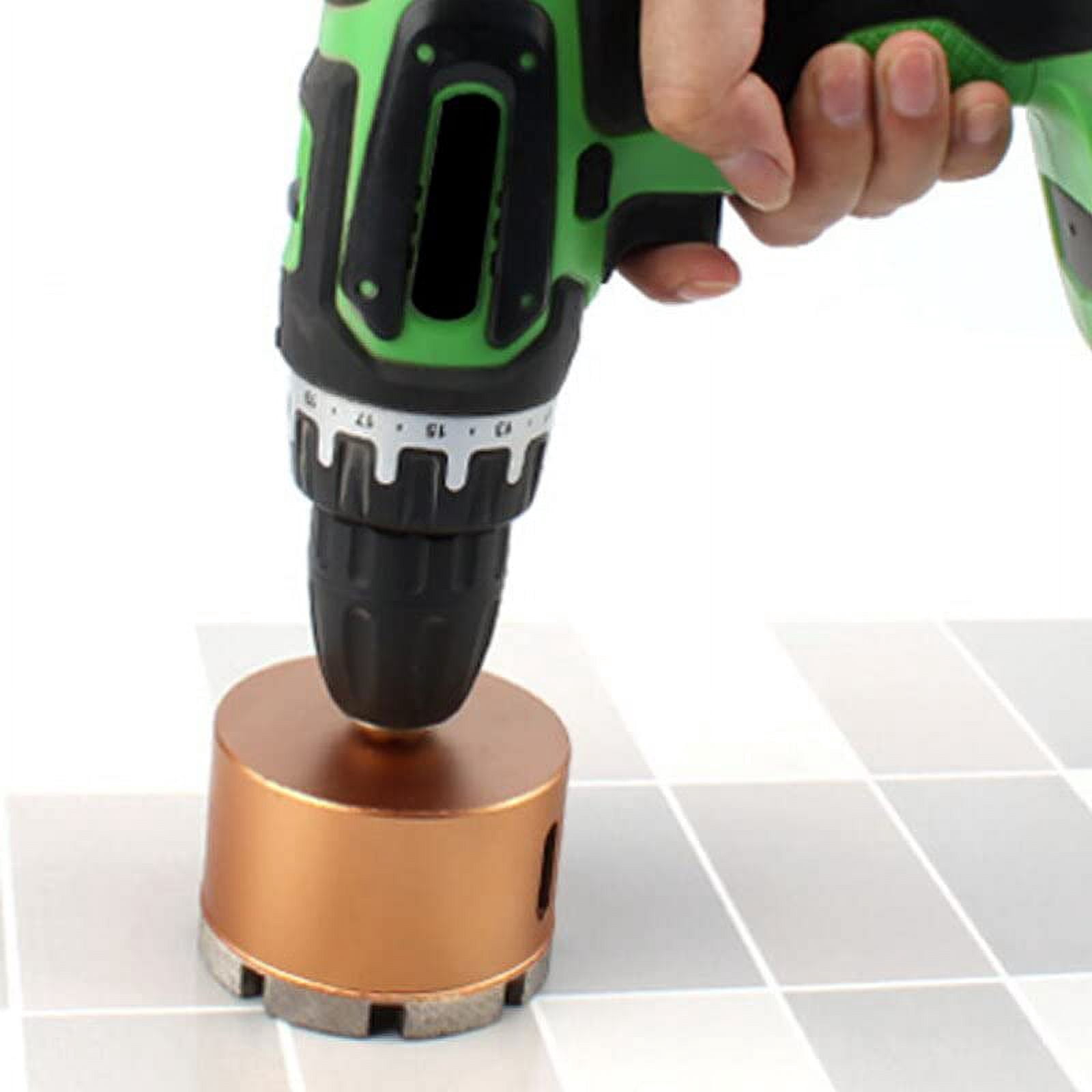 3 inch Diamond Concrete Hole Saw Masonry Core Drill Bit Heavy Duty for Brick, Cinder Block, Pavement, Foundation Walls, Concrete Standard Drill Shank
