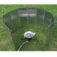 thumbnail image 2 of Pare-vent pour Réchaud à Gaz Extérieur Pique-Nique Camping Brûleur Alliage d'Aluminium Barbecue Pare-Vent Accessoire de Protection 9 mini Plaques, 2 of 6