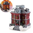 thumbnail image 1 of Houses Christmas Decorations Led Light Up Christmas Village Sets Town Scene Desktop Gift Christmas Decorations Figurines Buildings Landscape Decor Gif, 1 of 3