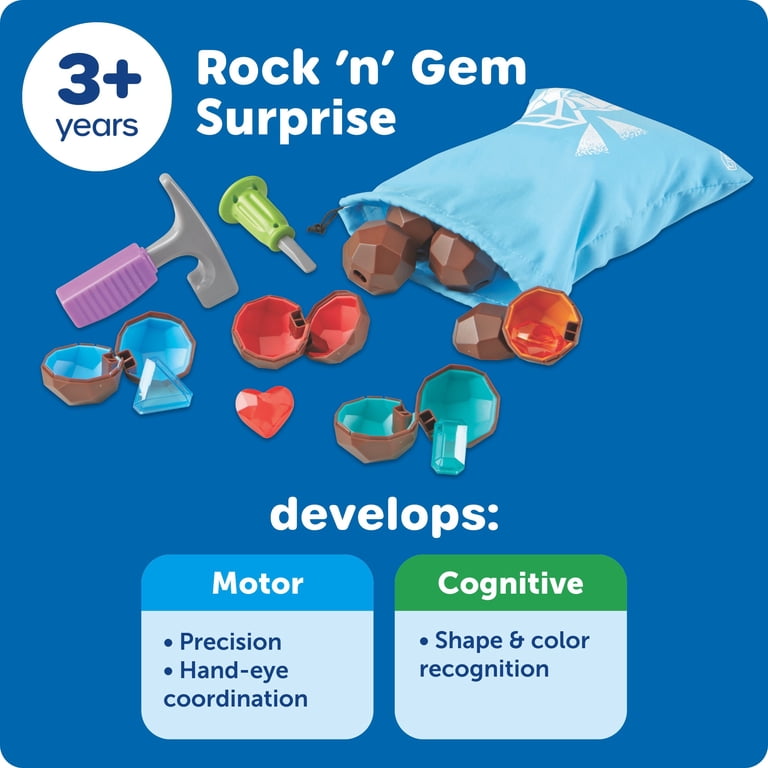 Learning Resources Rock 'n Gem Surprise Fine Motor Toy, Ages 3+ photo 7