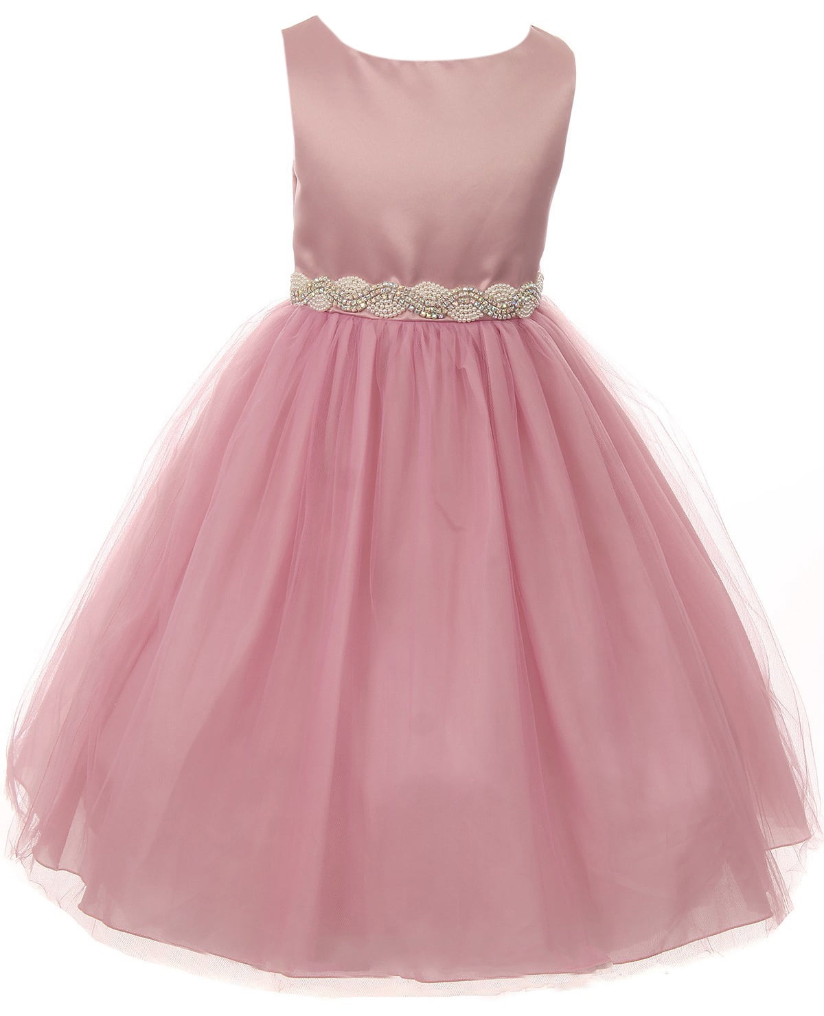 rose pink girls dress