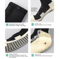 thumbnail image 3 of Anti Slip, Cushioned Sweat Absorbing Soccer Socks With Elastic Grip, Durable Nylon Material For Football, 3 of 8