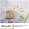 thumbnail image 2 of Miangastore 20Pcs -shaped Paper Clips Binder Clips Push-pins for Home (Assorted Color), 2 of 8