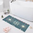 thumbnail image 7 of Cute Christmas Snowflakes Bathroom Rug 39x20 Non Slip Quick Dry Washable Bathroom Mats for Bedroom Living Room Kitchen, 7 of 7
