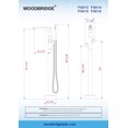 thumbnail image 6 of WOODBRIDGE Freestanding Tub Chrome Faucet, F0013 CH, 6 of 6