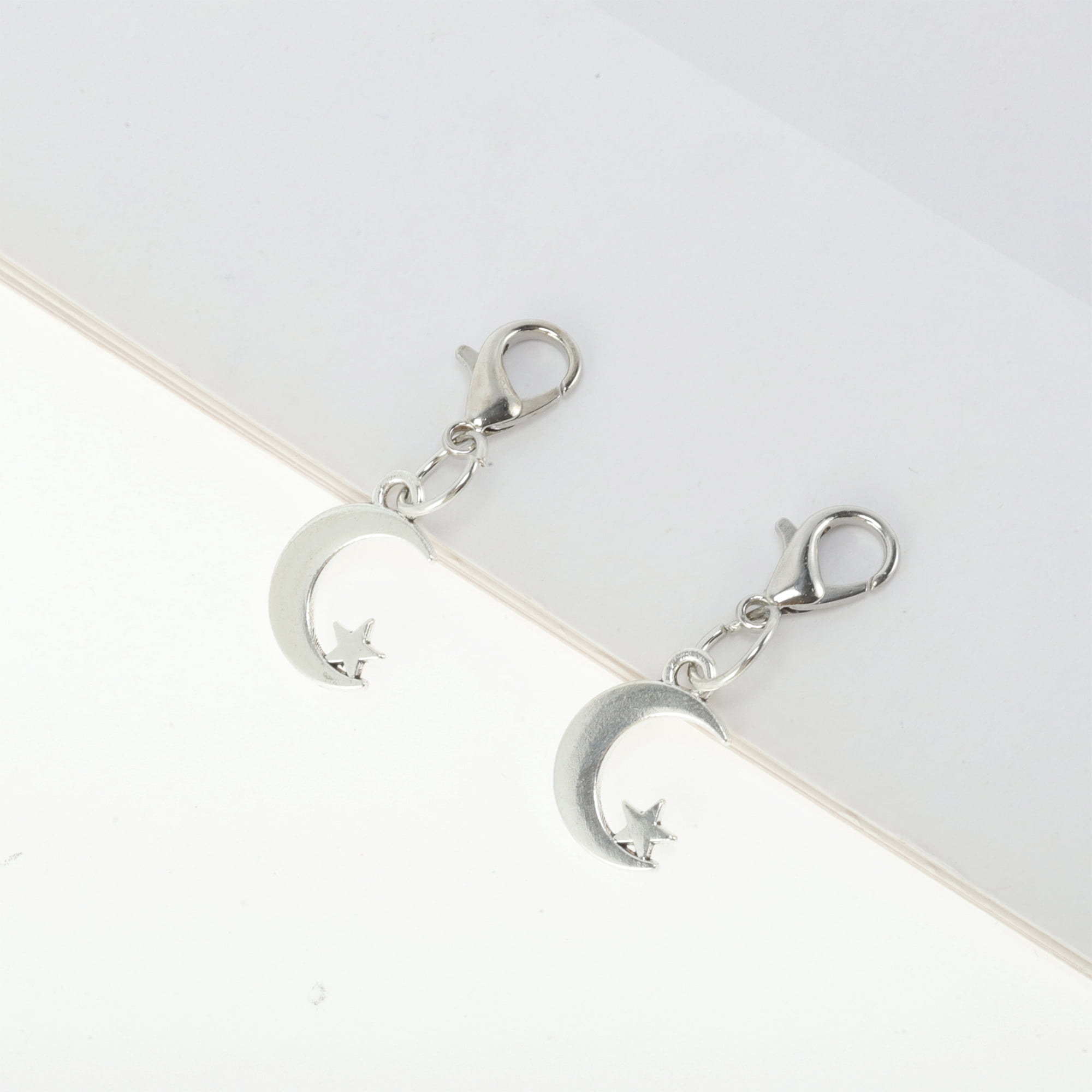 Unique Bargains Stylish Shoelace Charm Set for Custom Footwear Stars & Moon