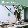 thumbnail image 3 of STRANDCHIC 5Pcs Clear Direction PVC Emergency Assembly Point Decal Self Adhesive Safety Sign Light Green, 3 of 6