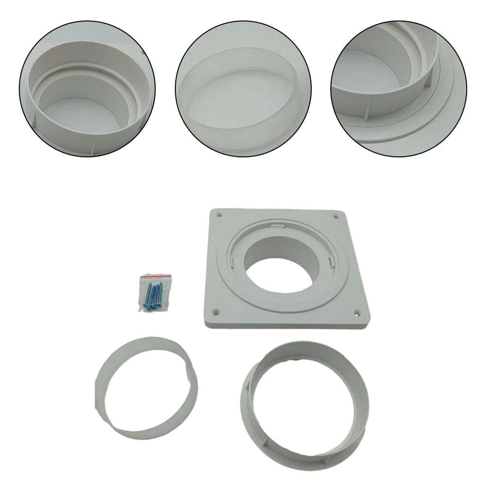 Quick Connect Dryer Vent Kit Wall Plate for Secure Ventilation Connection