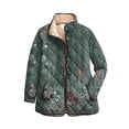 thumbnail image 2 of Pyhlmscde Women's Winter Quilted Long Sleeved Button Down Jacket, Womens Jackets Casual, Womens Quilted Jacket, Womens Winter Coats, 2 of 4