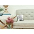 thumbnail image 2 of Monday Sunday Embroidered Small/Petite Accent Pillow, 10" x 10", 2 of 5