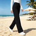 thumbnail image 2 of Sevevn Women's Drawstring High Waist Wide Leg Casual Lounge Pants with Side Pockets, 2 of 6