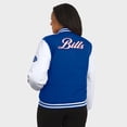 thumbnail image 6 of Women's WEAR by Erin Andrews Royal Buffalo Bills Varsity Full-Snap Puffer Jacket, 6 of 6