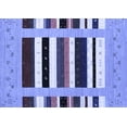 thumbnail image 1 of Ahgly Company Machine Washable Indoor Rectangle Abstract Blue Contemporary Area Rugs, 4' x 6', 1 of 4