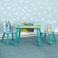 thumbnail image 3 of Bluey Table and Chair Set with Storage (2 Chairs Included) by Delta Children - Greenguard Gold Certified, Blue, 3 of 7