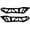 Black, variant on Motorcycle Windshield Mounting Strong strength Aluminum Frame Easy Assembly Enhanced Aerodynamic Defense for Riding