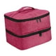 thumbnail image 2 of Bolsa de transporte Bolsa de almacenamiento Estuche organizador de viaje para esmaltes de uñas Bolsillo con cremallera para maquillaje, 2 of 8