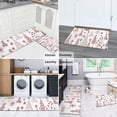 thumbnail image 5 of White Christmas Tree Pattern Kitchen Rugs Sets Of 2,Anti Fatigue Kitchen Mat Rugs Non Slip Washable,Decorative Kitchen Floor Mats for Kitchen,Sink,Laundry,17"x30"+17"x47", 5 of 7