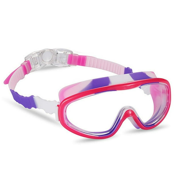 Lunettes de Natation pour Enfants Anti-Buée Lunettes de Natation Claires Sans Fuite pour Enfant