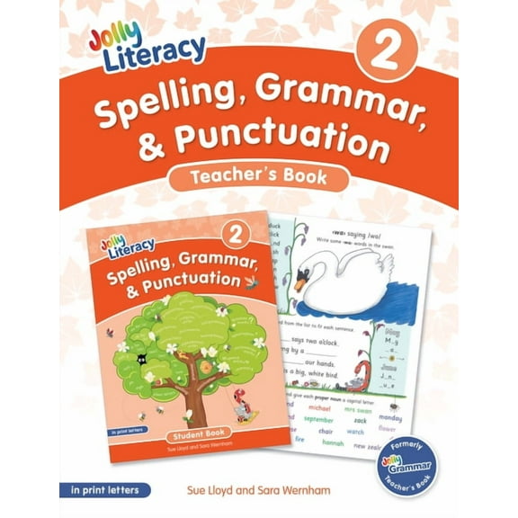 Spelling, Grammar, & Punctuation Teacher's Book 2: In Print Letters (American English Edition), (Paperback)