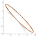 thumbnail image 2 of 14k 1.5mm Rose Gold Slip On Bangle Bracelet, 2 of 6