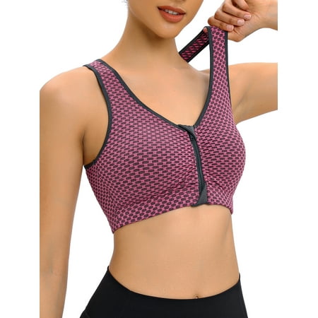 

DODOING Sports Bra for Women Sexy Cutout Crop Workout Tops for Women with Removable Padded Cups Training Yoga Active Bra