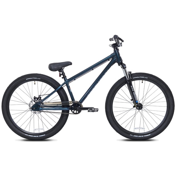 Ozark Trail 26" DJ.1 Airtime Dirt Jump Bike, 26" Wheels, Fits Teen & Adult Riders 5'2"-5'10", Blue, Teen & Adult, Unisex, Online Only