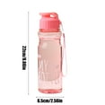 thumbnail image 3 of Litrail 550ml Leakproof Plastic Water Bottle - BPA-Free, Portable for Outdoor, Camping & Stu-dents, 3 of 6