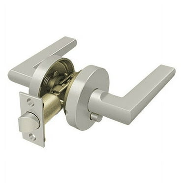 Deltana ZPLR2U15-LH Elite Portmore Series Residential Lever Privacy Left Handed Brushed Nickel