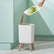 thumbnail image 3 of Cubo de la basura,mini bote de basura cubo de almacenamiento cesta de basura,papelera de mesa Papelera Papelera 10L,mini papelera papelera cocina baño,Papeleras gran capacidad encimera,Mini, 3 of 9
