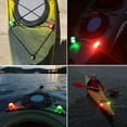 Hibibud Battery Operated Kayak Navigation Lights, Marine Led Boat Lights, Boat Bow Lights And